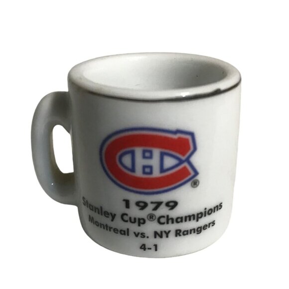 Montreal Canadiens Mini Mug Stanley Cup Crazy  NHL 1979 Champions Hockey - Picture 1 of 7